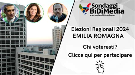 Elezioni Regionali Dell Emilia Romagna 2024 Partecipa Al Sondaggio