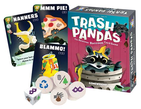 Trash Pandas | The Raucous Raccoon Card Game | Gamewright