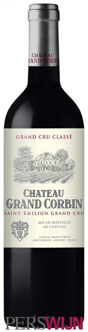 Fles Ch Teau Grand Corbin Saint Milion Grand Cru Grand Cru Class