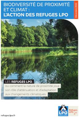 Biodiversit De Proximit Et Climat L Action Des Refuges Lpo Lpo