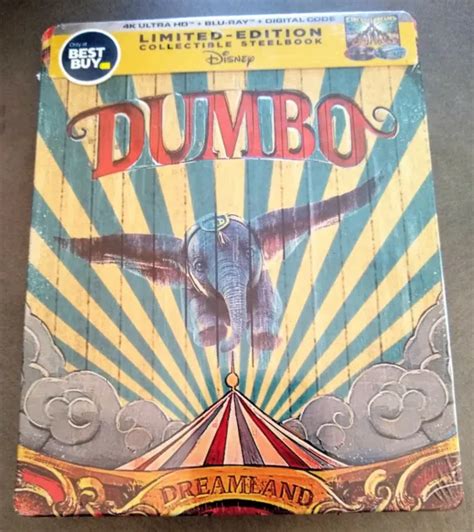 Disney Dumbo K Uhd Blu Ray Digital Best Buy Exclusive Steelbook