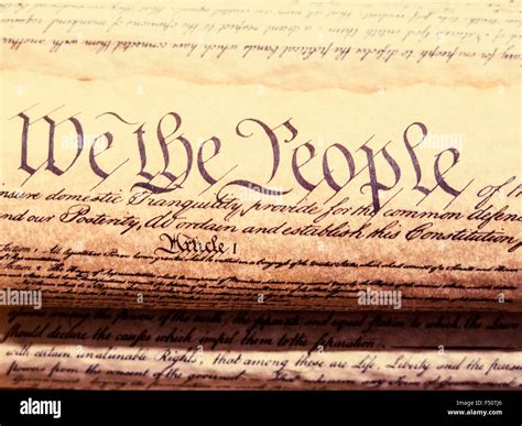 Us Constitution High Resolution Stock Photography And Images Alamy