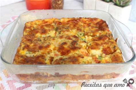 Torta De Tapioca Com Vegetais Receitas Que Amo