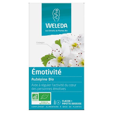 Weleda Emotivité Aubépine Bio 100ml Paraphamadirect