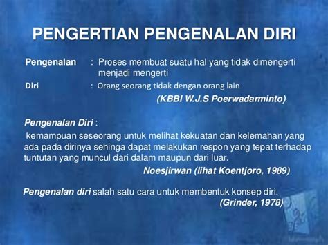 Pengenalan Diri