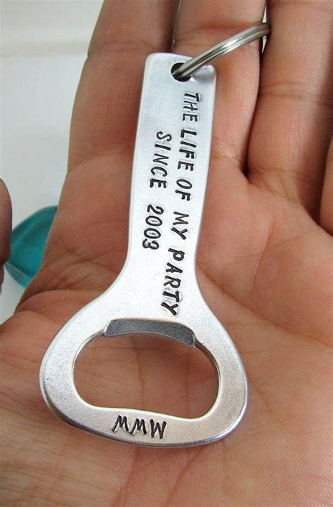 Personalized Bottle Opener Keychain W I L L Tillman Needs One