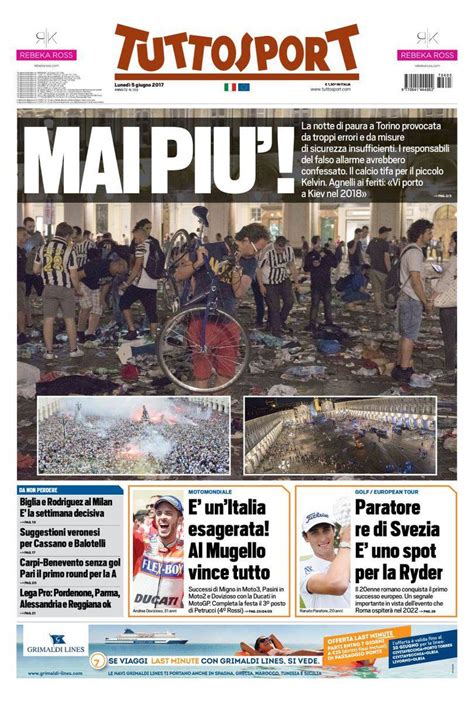 Tuttosport Prima Pagina Del Giugno