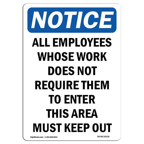 Signmission Osha Notice All Employees Whose Work Does Sign Wayfair