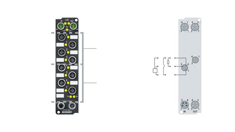 EP2318 0001 EtherCAT Box 4 Channel Digital Input 4 Channel Digital