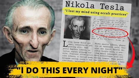 Do This Ritual At The Precisely Time Nikola Tesla Youtube