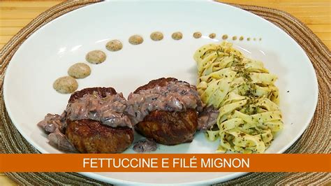 Fettuccine E Fil Mignon Ao Molho De Cogumelos Youtube