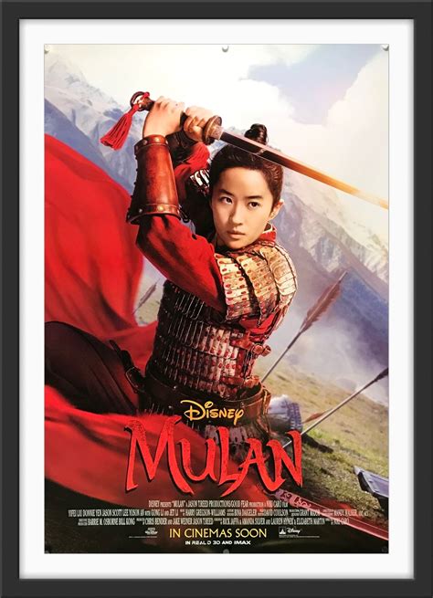 Mulan 2020 Original Movie Poster Art Of The Movies