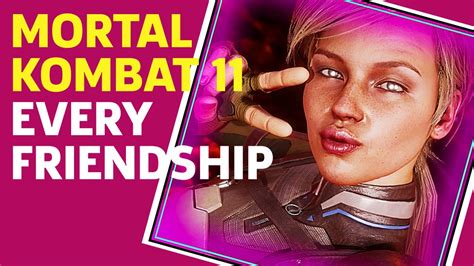 Mortal Kombat 11 Aftermath Every Friendship Youtube