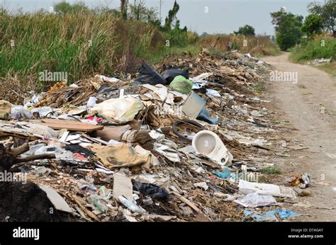 Illegal Roadside Dumping Stock Photo Alamy