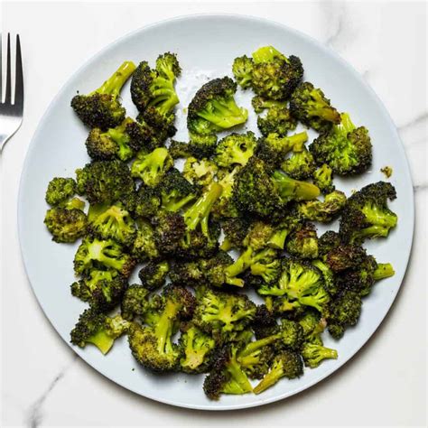 Air Fryer Frozen Broccoli Ready In 10 Minutes Ambitious Foodie