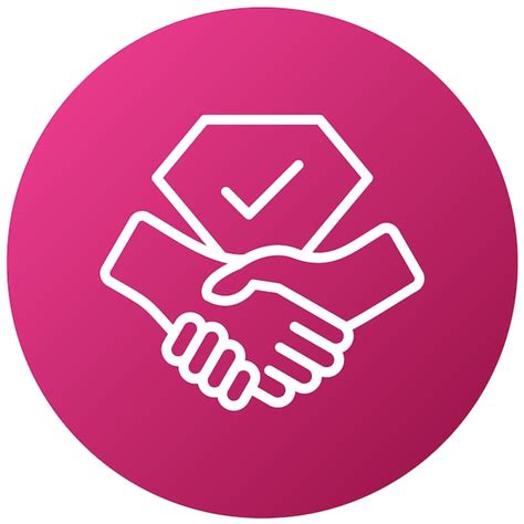 Premium Vector A Pink Circle With A Hand Pointing At The Other