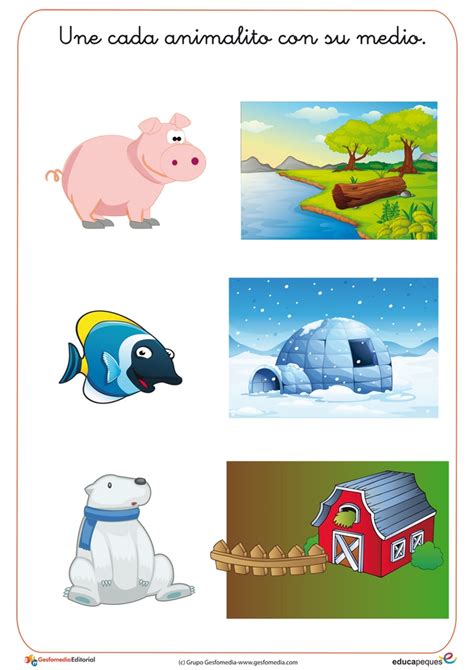 Animals Habitat Worksheets For Kids Crafts And Worksheets For