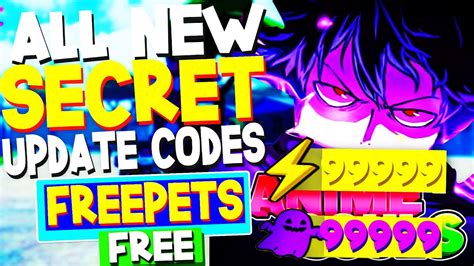 ALL NEW SECRET UPDATE CODES In ANIME SOULS SIMULATOR CODES Roblox