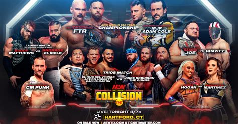 Aew Collision Huge Night For Aew As War On Wwe Continues