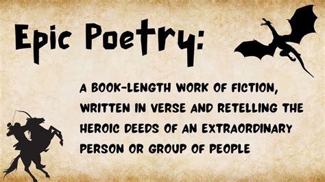 What Is Epic Poetry A Brief History And Explanation The Art Of Narrative