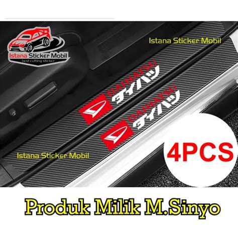 Stiker Carbon D Pelindung Mobil Daihatsu Xenia Sigra Terios Ayla Kanji