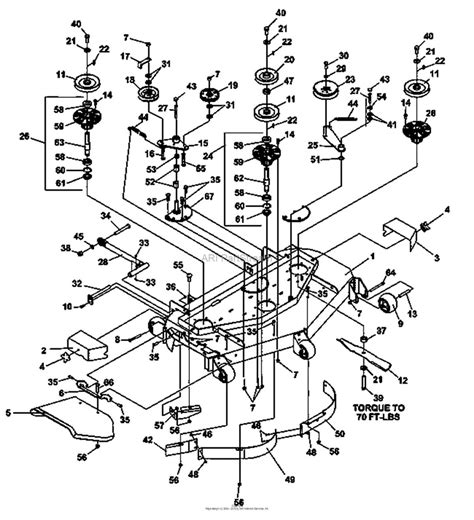 Exploring The Inner Workings Of A Bobcat Mower Deck A Detailed Diagram