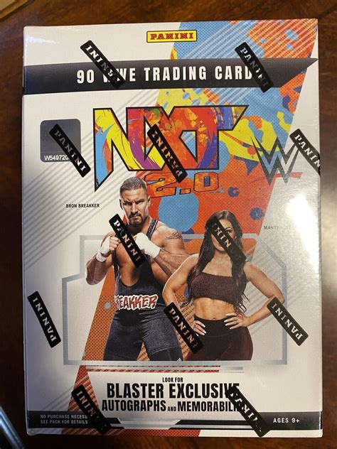 2022 Panini WWE NXT Wrestling Blaster Box 6 Packs 15 Cards Per Factory