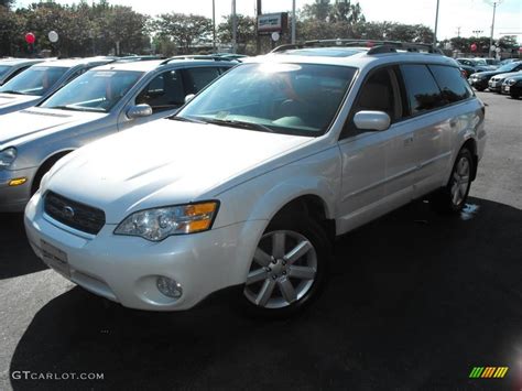 2007 Satin White Pearl Subaru Outback 25i Limited Wagon 19692488