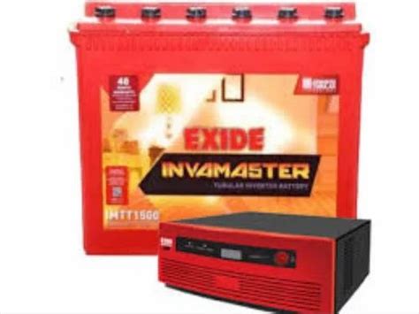 Exide 1050VA Inverter Exide 150 Ah Tubular Battery Combo Set At Best