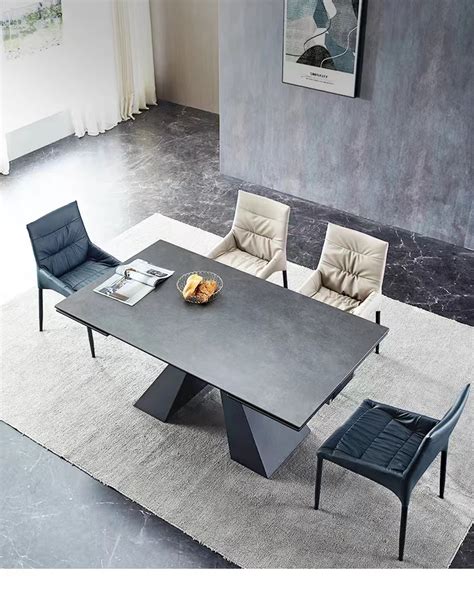 Modern Simple Adjust Expanding Dining Tables Nordic Style Extendable ...