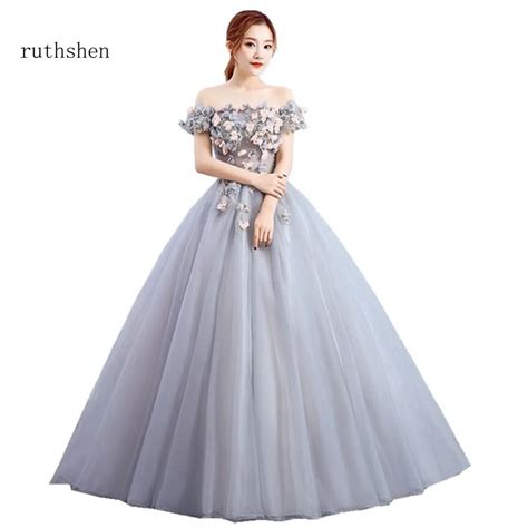 Ruthshen Quinceanera Dresses Sexy Off The Shoulder Sweet Ball Gowns