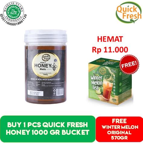 Jual Free Wintermelon Original Gr Quick Fresh Honey Madu Kg