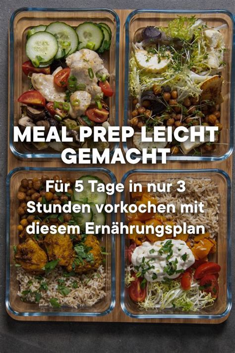 Dein Meal Prep Plan F R Tage Gesunde Rezepte Rezepte Meal Prep