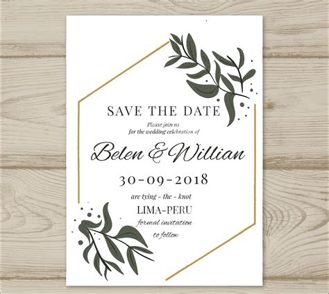 23 Modern Wedding Invitation Examples To Download