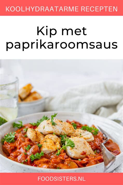 Maak Dit Keto Recept Met Kip En Paprikaroomsaus De Stukjes Kip Met