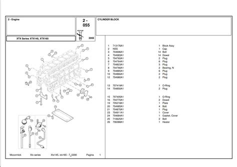 Mccormick Tractor Xtx Xtx Parts Catalog