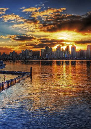 San Diego Sunrise San Diego Skyline San Diego Sunrise Photography