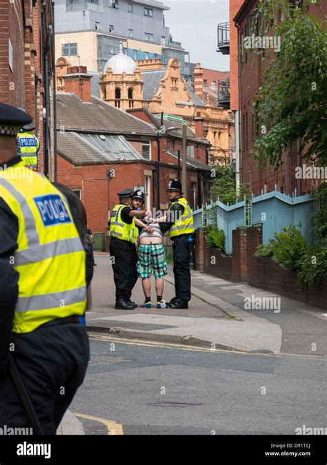 Police Arrest Man After Clashing With Far Right Edl Supporters In