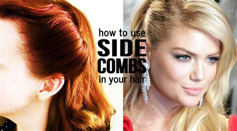 How To Use Side Combs in Your Hair