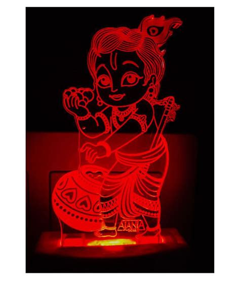 Kotak Lord Krishna Makkhan Chor 3d Illusion Night Lamp Multi Pack Of 1 Buy Kotak Lord