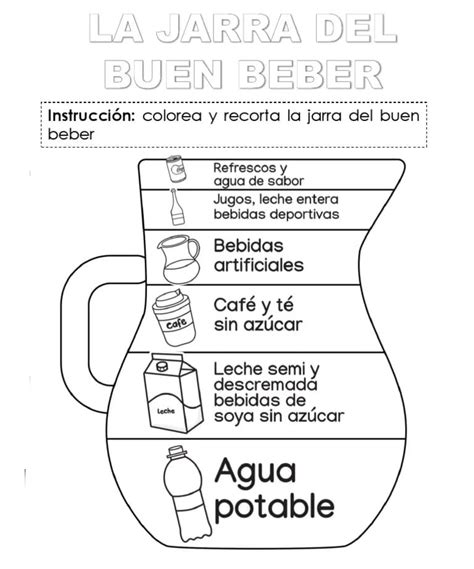 Imagen Relacionada Jarra Del Buen Beber Actividades Para Preescolar