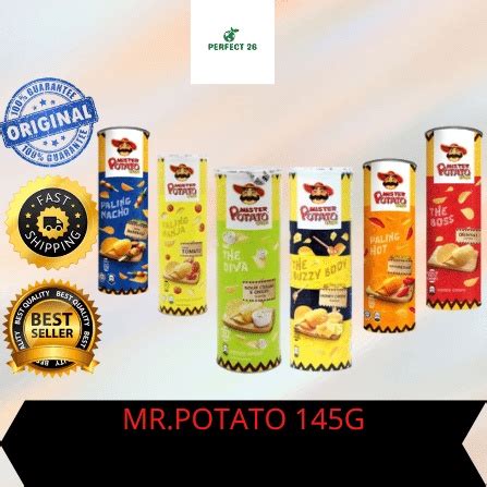 Mr Potato Crisps Assorted Flavour G Shopee Malaysia