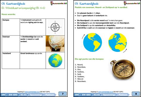 Graad Sosiale Wetenskappe Sw Geografie En Geskiedenis Kwartaal