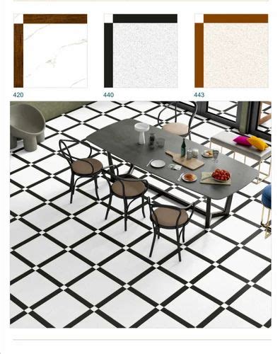 Multicolor Porcelain Floor Tiles Glossy Thickness 9 10 Mm At Rs 265