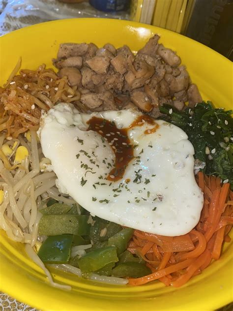 First Time Making Bibimbap Dining And Cooking