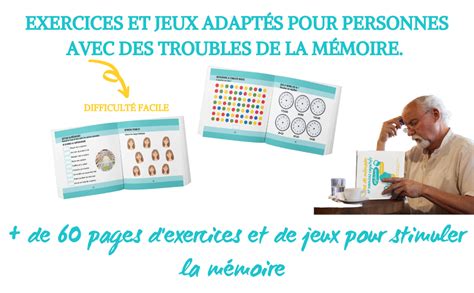 Jeux de mémoire et exercices cognitifs de 60 pages dexercices et de