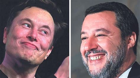 Il Twitter Dei Sovranisti Salvini Cinguetta Con Musk La Stampa