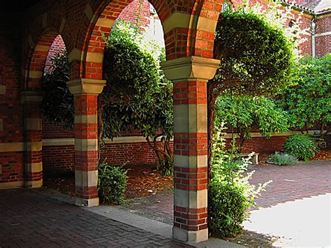 Arched Walkway Cathedral Arching Walkway Photo Background And Picture