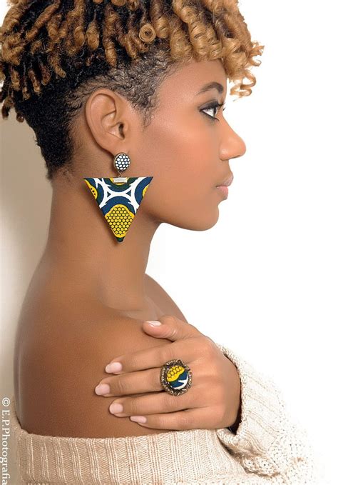 Boucles D Oreilles Kate Abassi Wax Pagne Africain Bijoux En Tissu