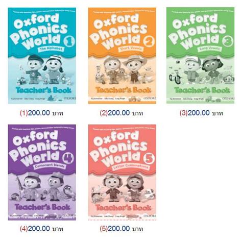 PDF Oxford Phonics World 1 6 Teacher Book PDF ละ 200 LINE SHOPPING